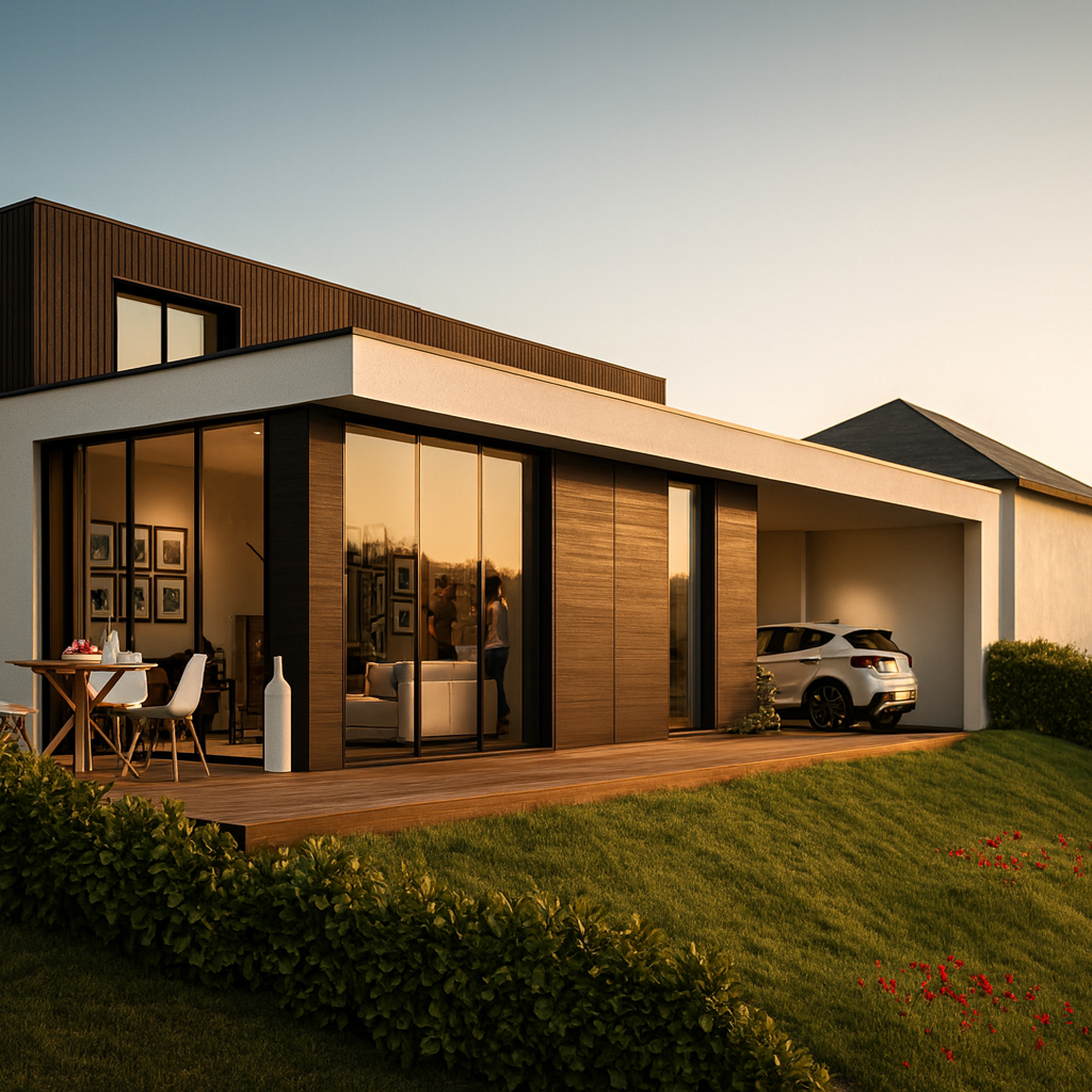 Lire la suite à propos de l’article Duclair | Construction d’une maison contemporaine dans un terrain en pense